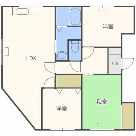 伏古店舗の物件間取画像